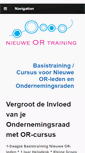 Mobile Screenshot of nieuweortraining.nl