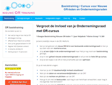 Tablet Screenshot of nieuweortraining.nl